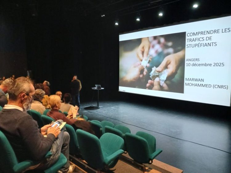 écran de présentation de la conférence